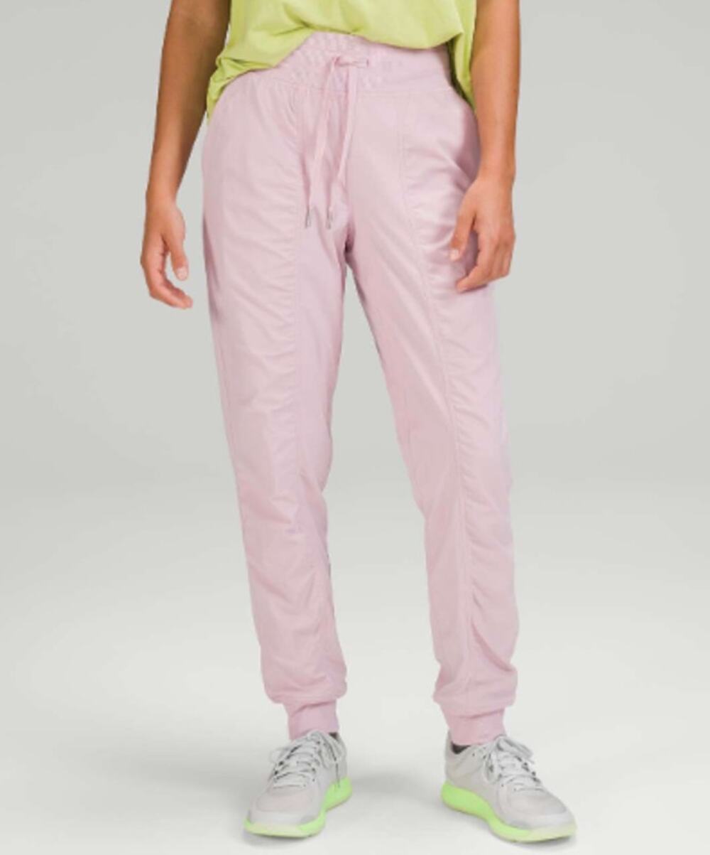 LULULEMON Dance Studio Lined Mid-Rise Jogger Pink Peony Sz 14 $98 {T34}